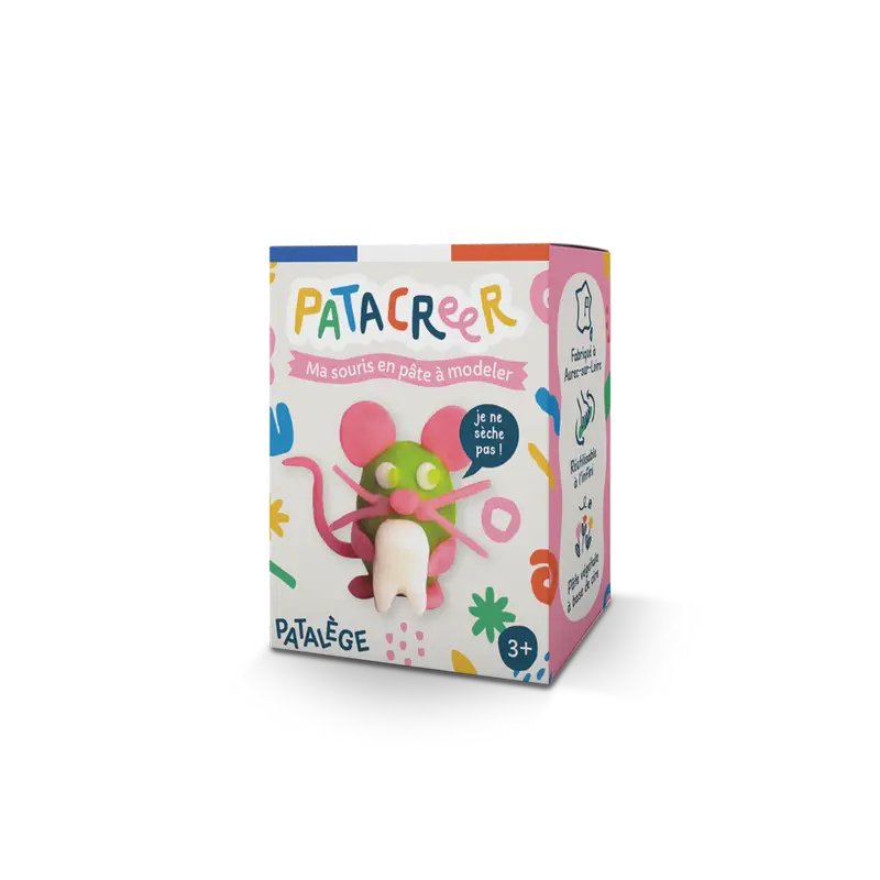 Kit à fabriquer Ma Petite Souris en Pâte à Modeler - 2 ans+