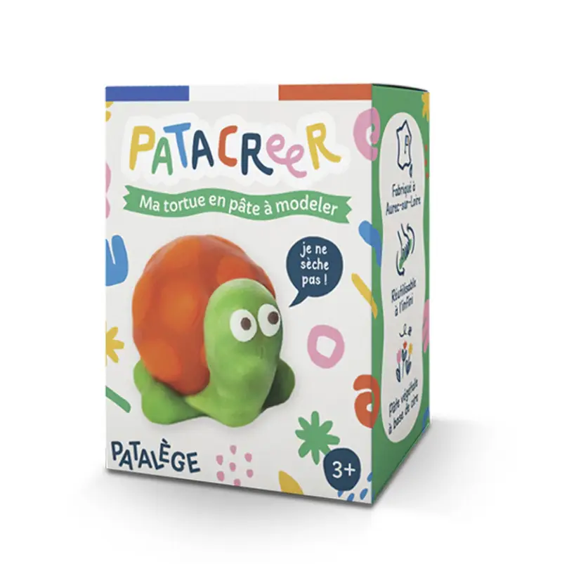 Kit à fabriquer Ma Tortue en Pâte à Modeler