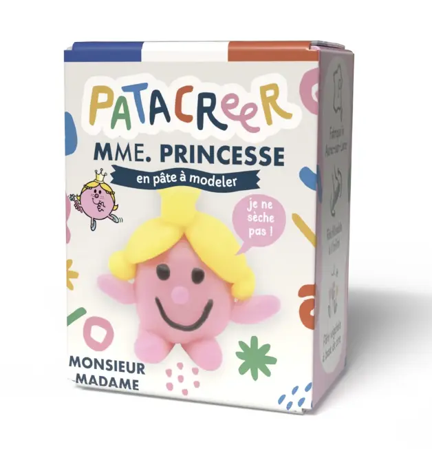 Kit à fabriquer Mme PRINCESSE en pâte à modeler