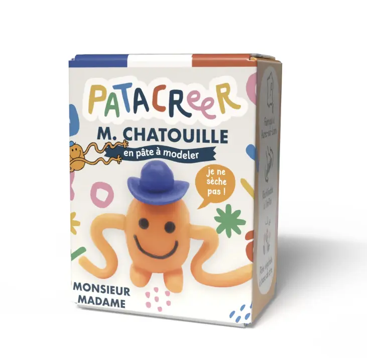 Kit à fabriquer Mr CHATOUILLE en pâte à modeler