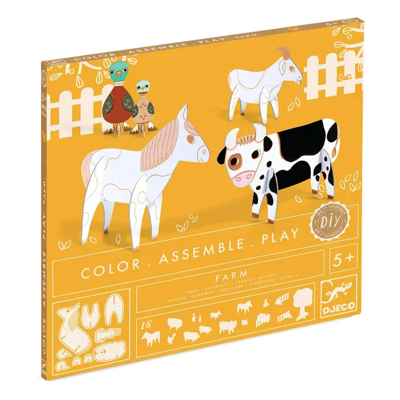 KIT DIY ANIMAUX Ferme - DJECO