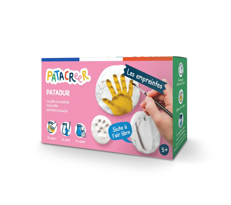 Kit Empreinte Bébé en Pâte autodurcissante - naissance+