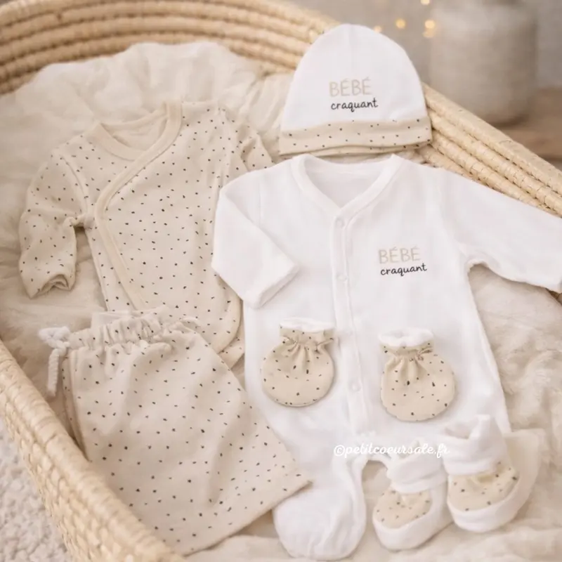 Kit naissance - Bébé craquant (6 pieces)