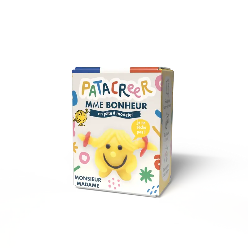 Kit PATACRÉER pour fabriquer Mme Bonheur en pâte à modeler