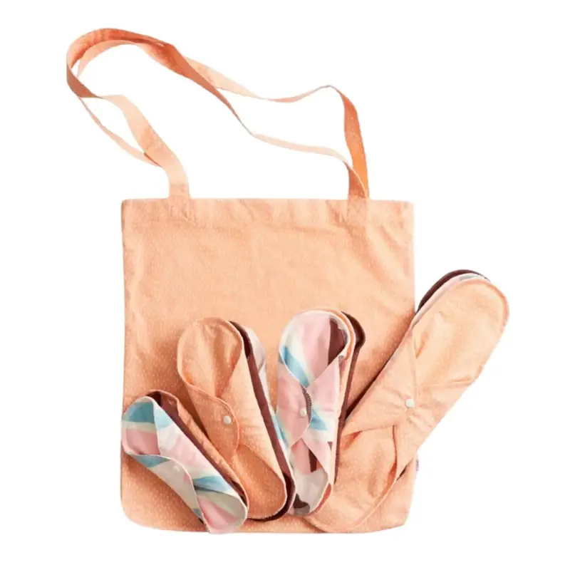 kit serviettes hygiéniques lavables Imse Vimse - Orange Sprinkle