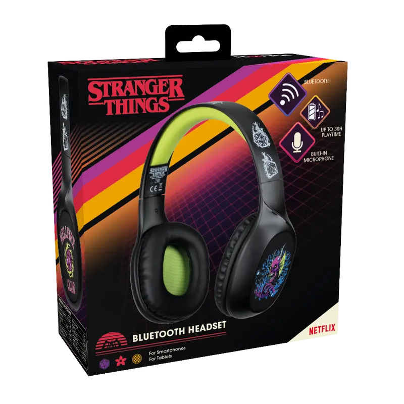 Konix Stranger Things Casque Audio sans Fil Bluetooth 5.3