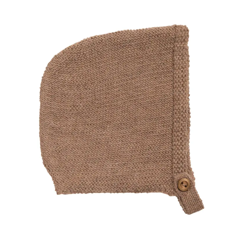 Kyse Alpaca Bonnet - Walnut - 0-9m