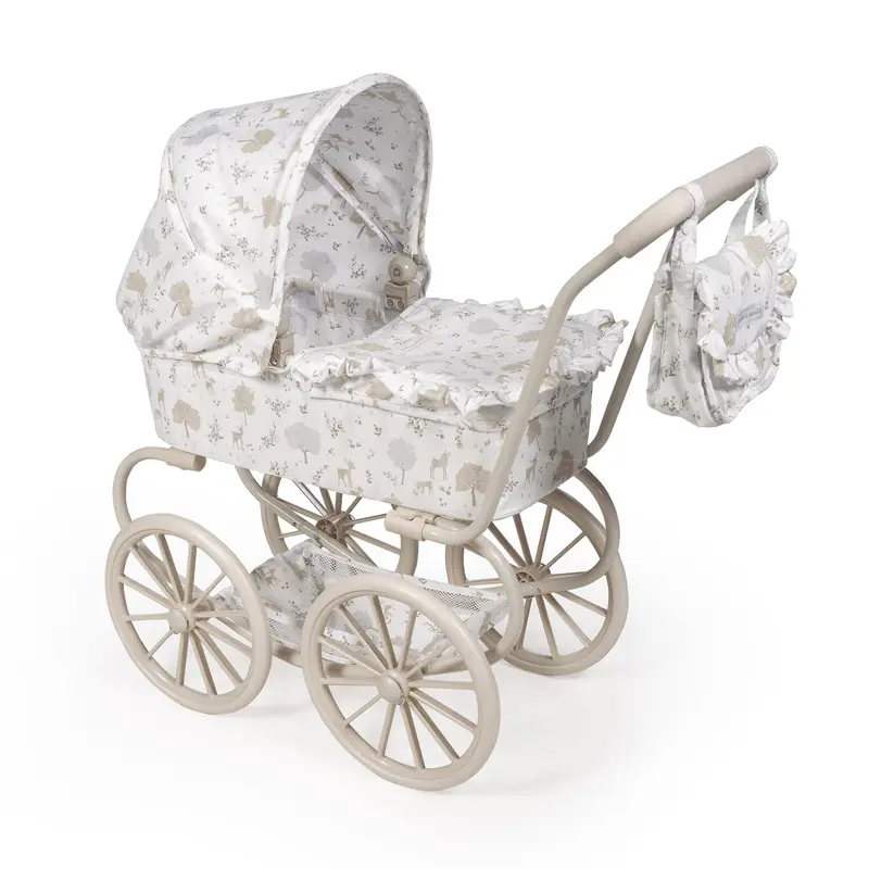 Landau Grandes Roues Nara – Poussette classique pour poupées avec sac assorti