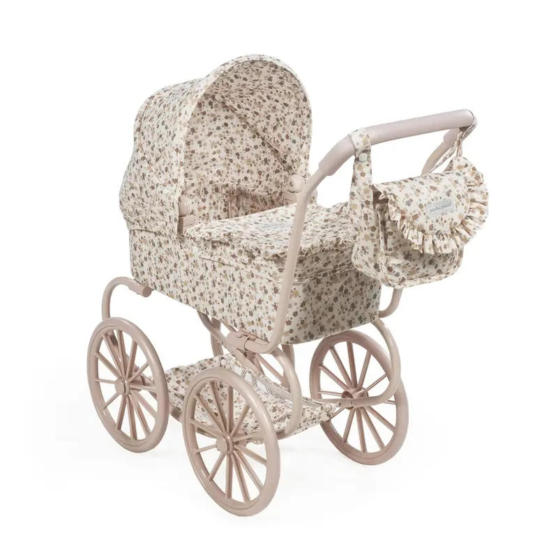 Landau Grandes Roues Somerset – Poussette classique pour poupées avec sac assorti