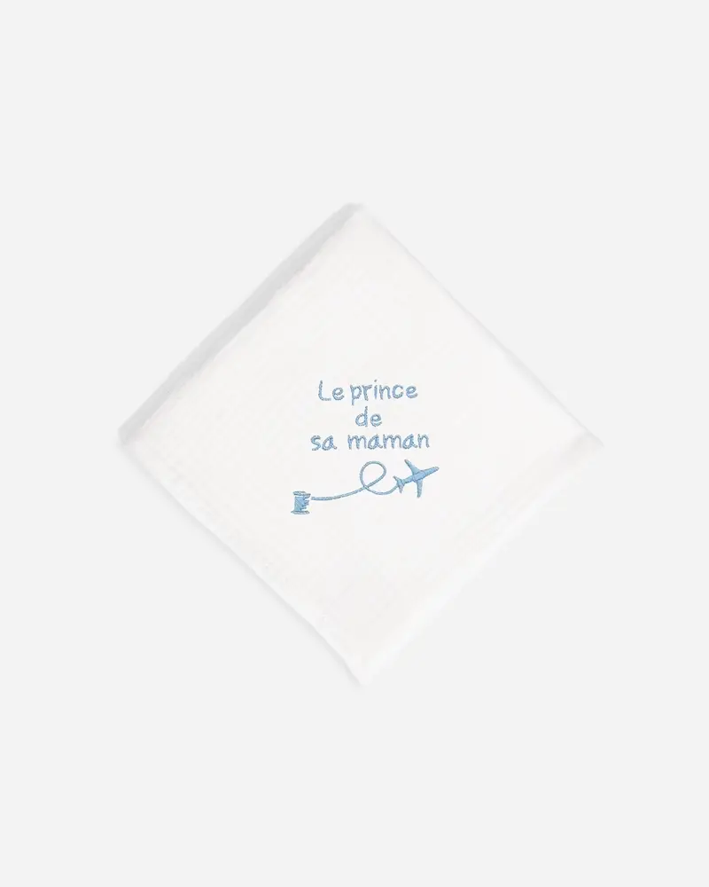 Lange blanc garçon "Le prince de sa maman"