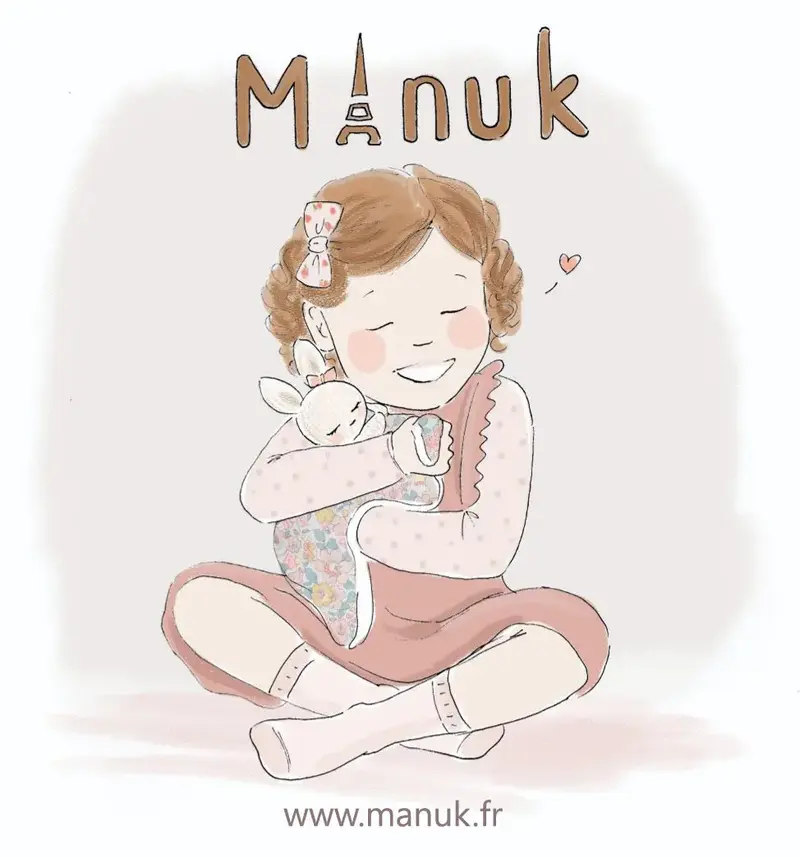 Lange doudou Personnalisé // Anahelle