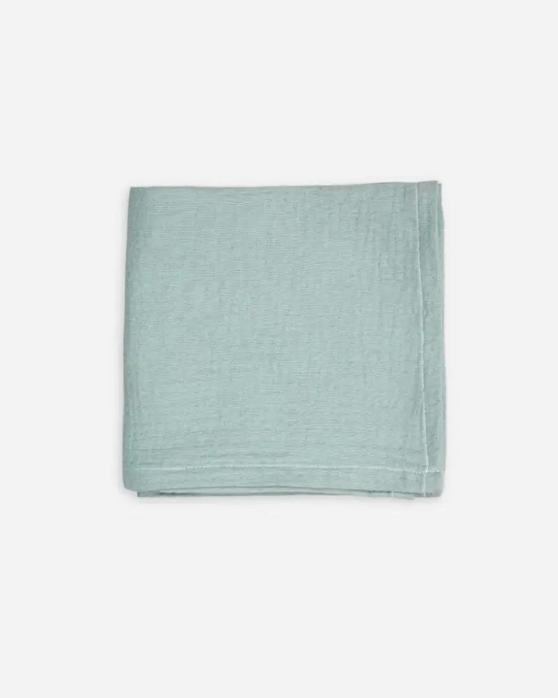 Lange en gaze de coton vert