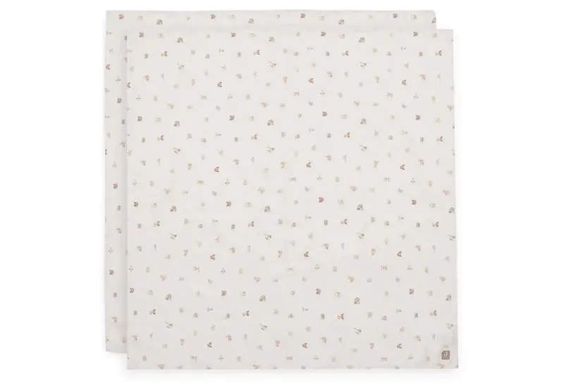 Lange gaze de Coton Large 115x115cm Animal Friends (2pack) - JOLLEIN