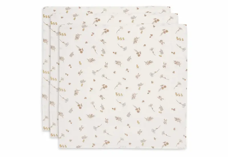 Lange gaze de Coton Small 70x70cm Riverside (3pack) - JOLLEIN