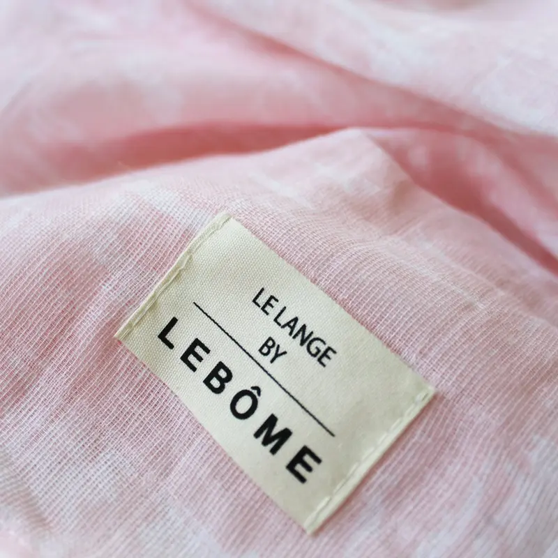 Lange rose et blanc