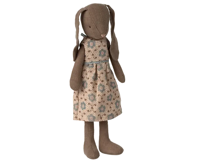 Lapin Bunny taille 2 Marron Robe - MAILEG