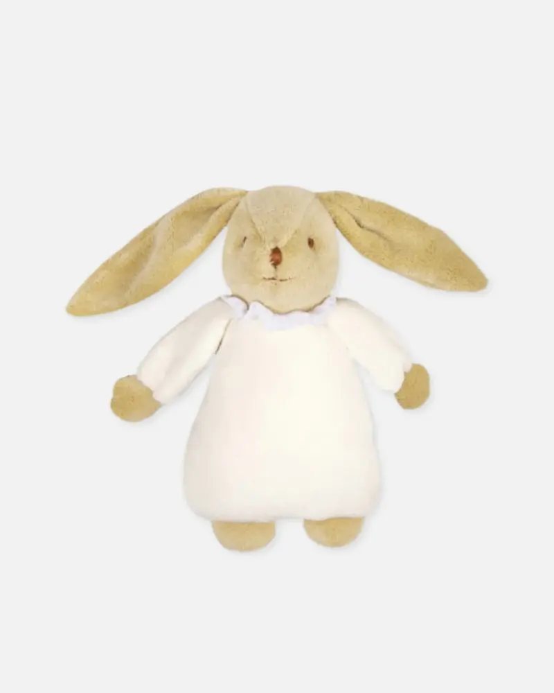 Lapin doudou musical ivoire