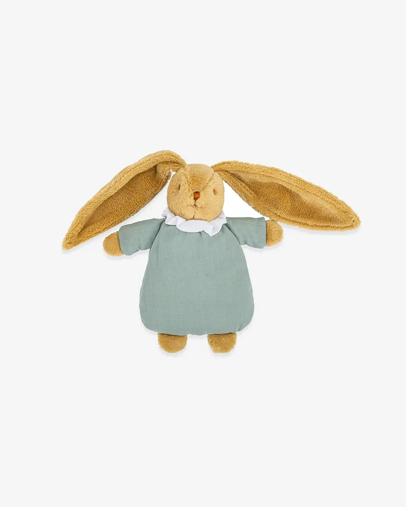 Lapin doudou vert d'eau