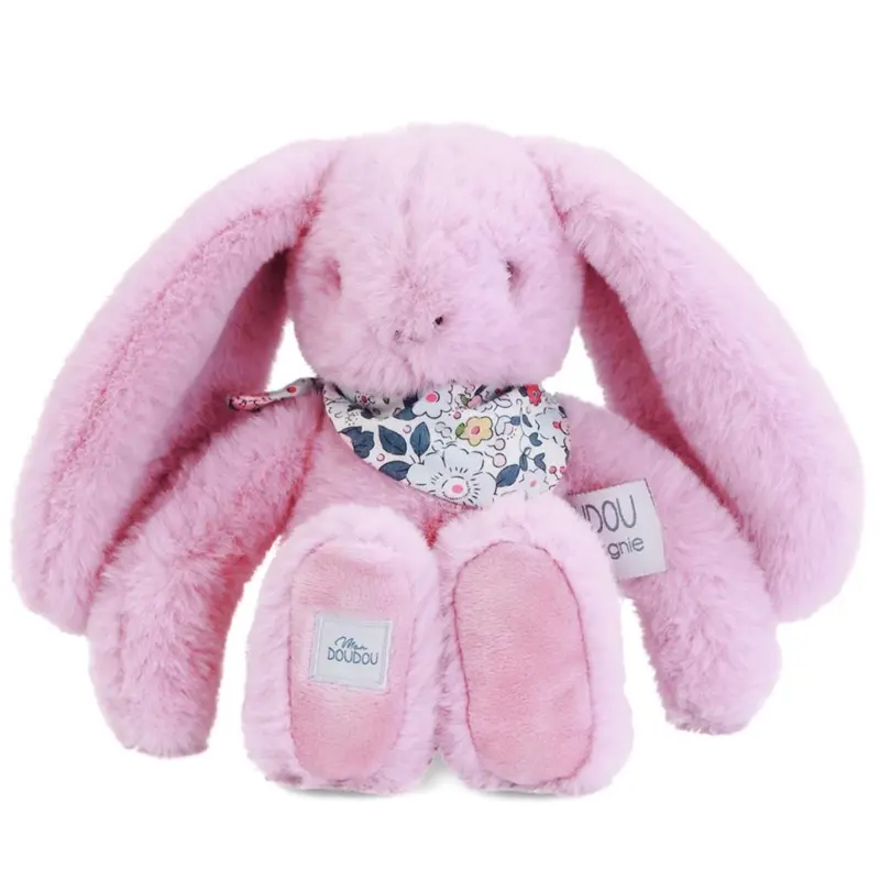 LAPIN FLEURETTE - ROSE 25 cm