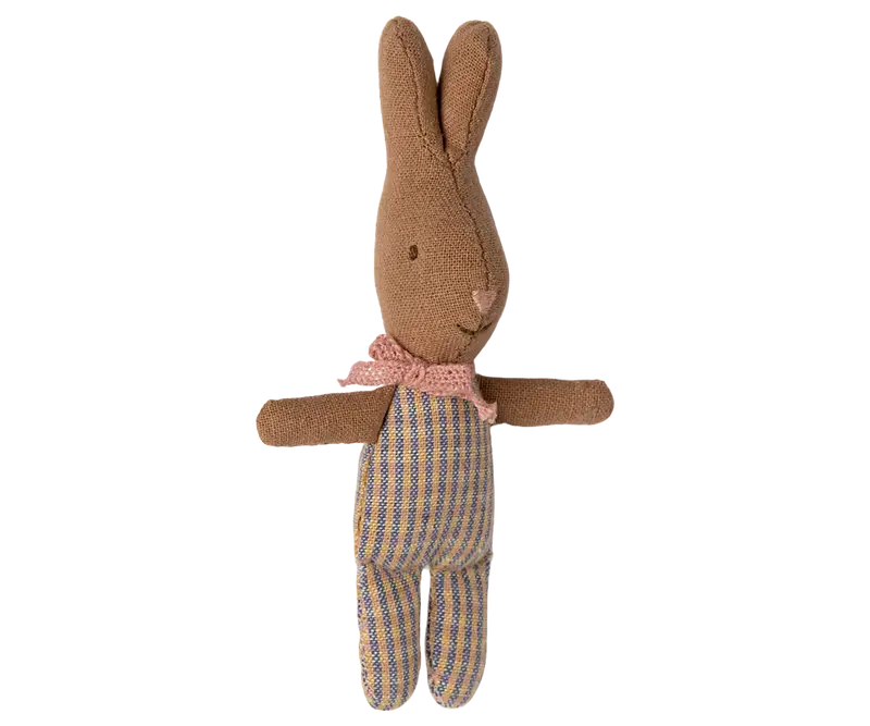 Lapin MyRose/Bleu à carreaux - MAILEG