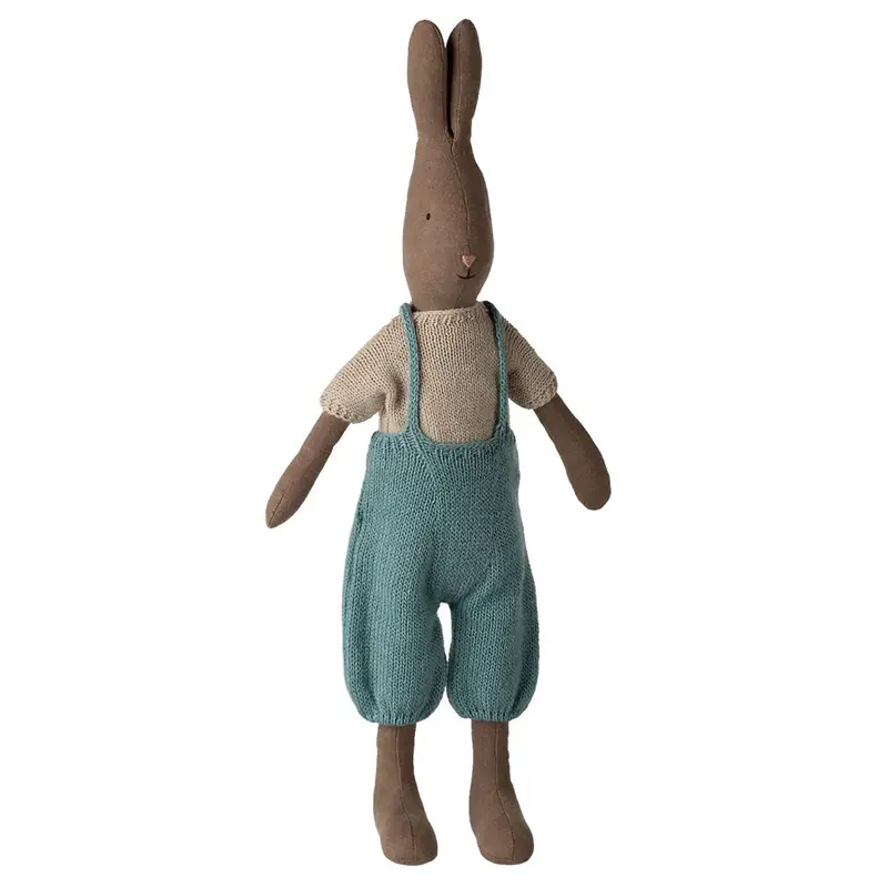 Lapin - Taille 3 Brun - Salopette et t-shirt en maille - Maileg