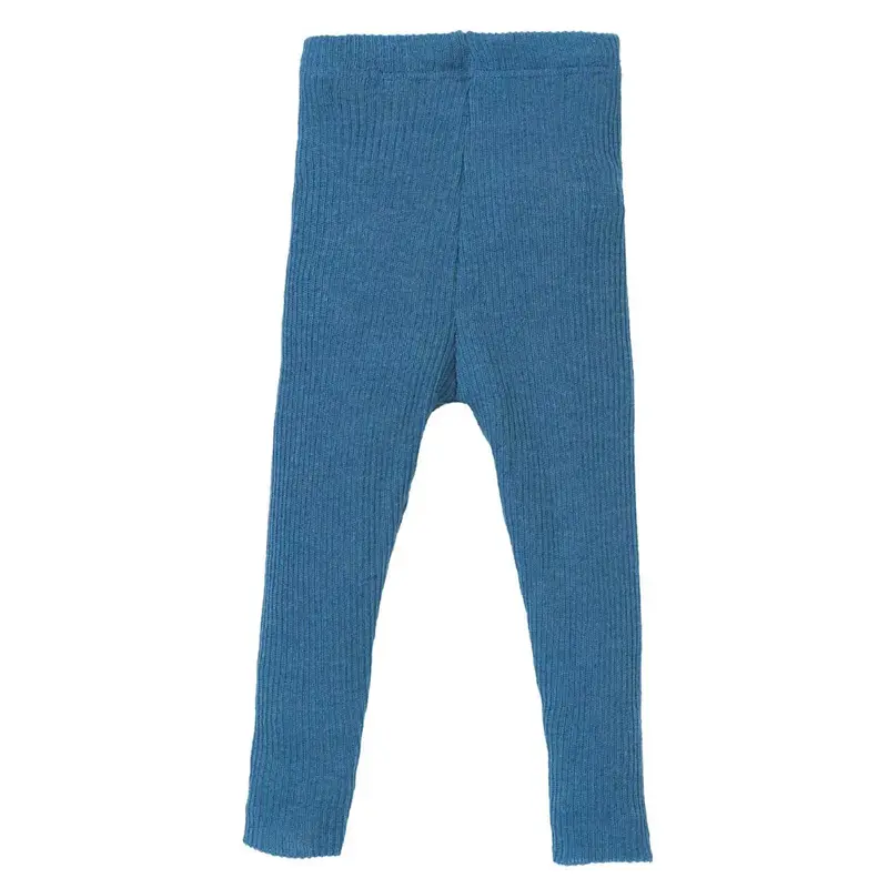 Legging léger en laine mérinos Disana – Dove blue
