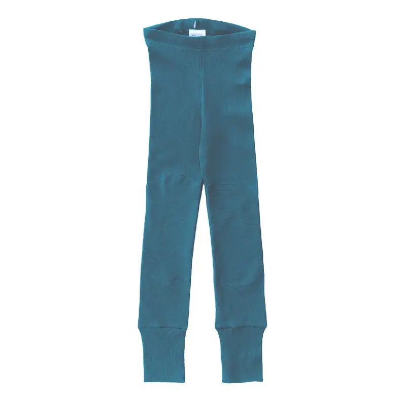 Leggings évolutif unisexe en coton bio ManyMonths – Caribbean Blue