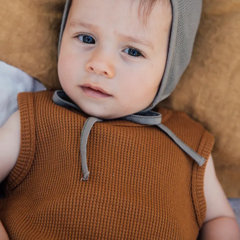 Leo Tank Body - Toffee - 0m-2y