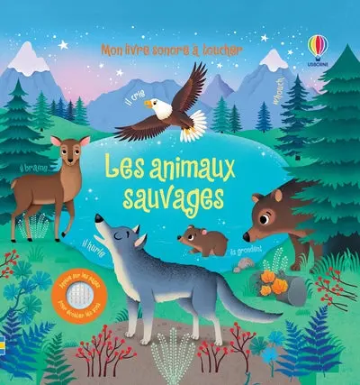 Les Animaux Sauvages – Livre Sonore à Toucher dès 1 an