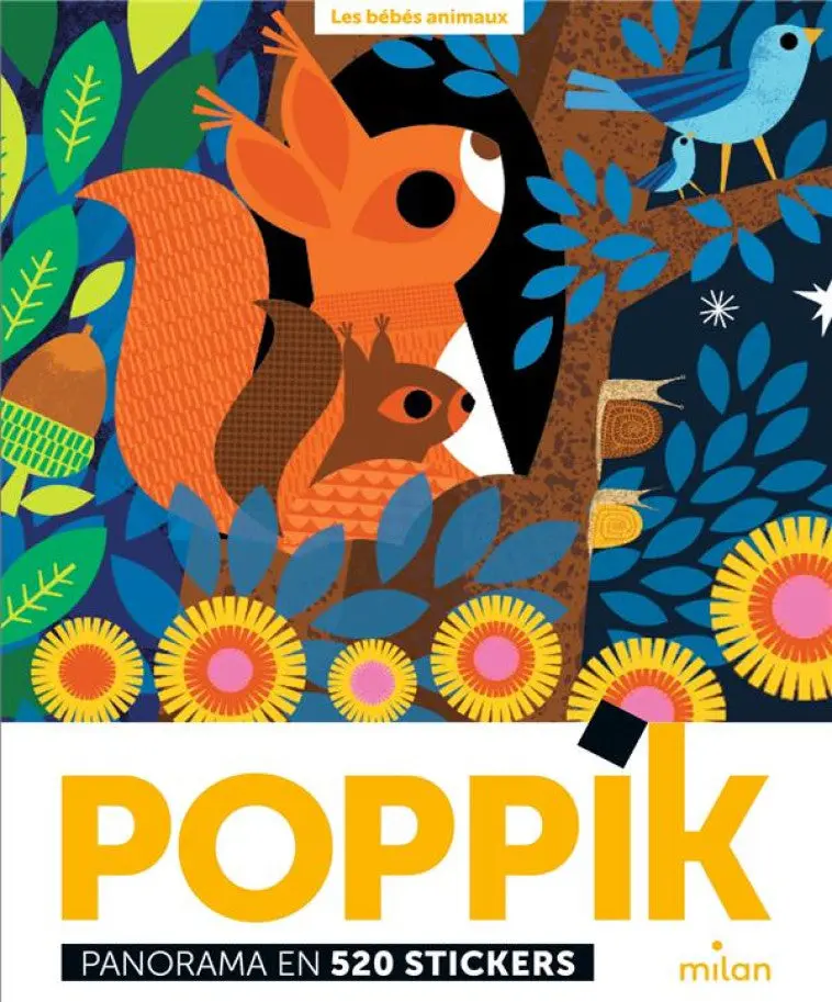 Les bébés animaux – Poppik – poster stickers éducatif enfant