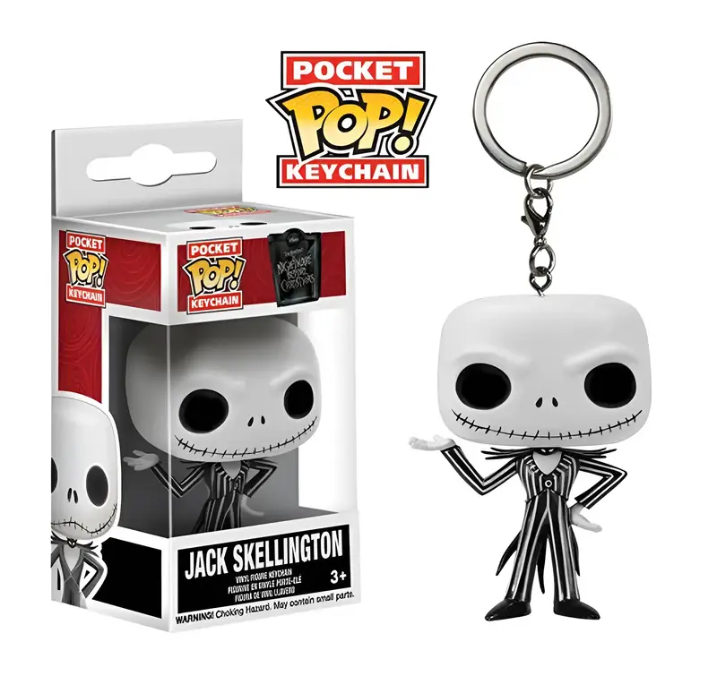 L'Étrange Noël de Monsieur Jack - Porte-clés Jack Skellington - Pocket Pop Keychain