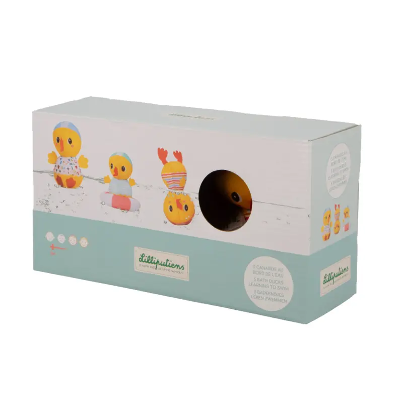 Lilliputiens -3 Canards au bord de l'eau - jouet de bain - 👶1 an+