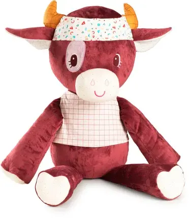 Lilliputiens - Grande peluche vache - Rosalie - 50 cm - 👶3 mois+