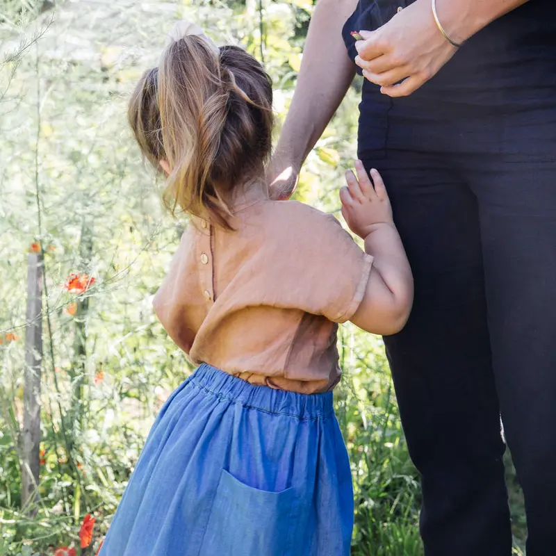Linen T-Shirt Arlo - Tan - 3-10y