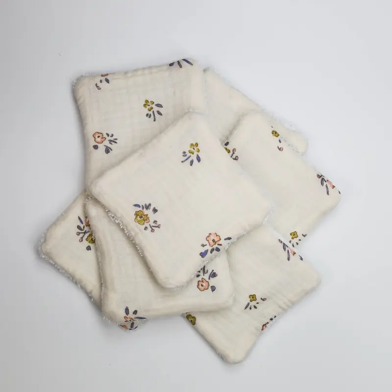 Lingettes fleurs de pensée