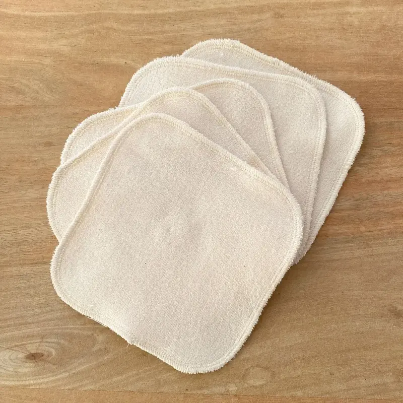 Lingettes lavables en coton bio Pitigaïa