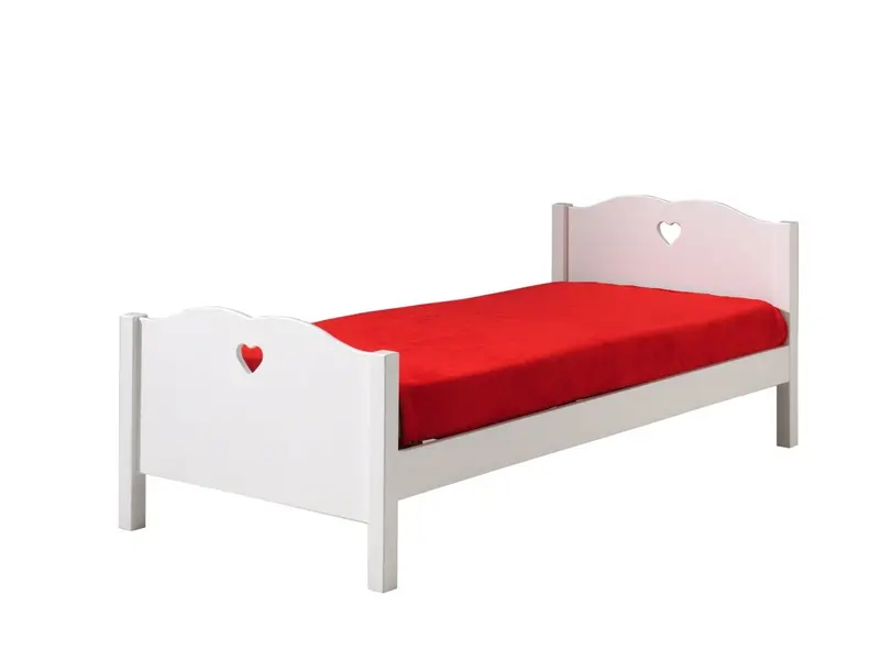 Lit AMORI 90 X 200 cm Blanc