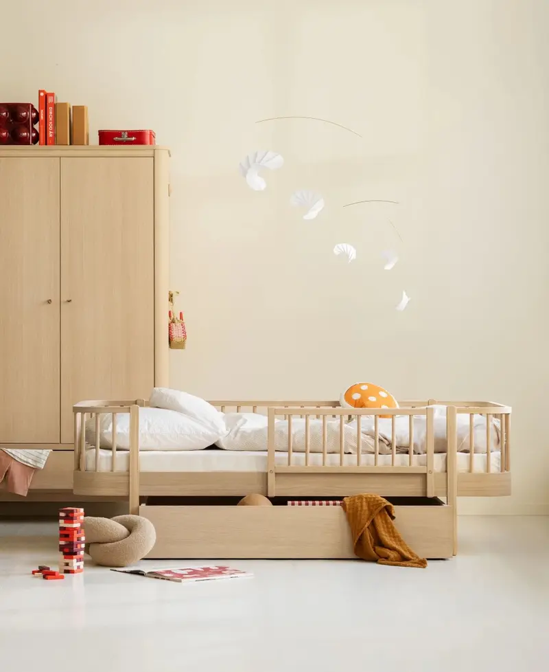 Lit Banquette, Original, 90x200 Cm, Chêne