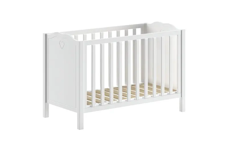 Lit Bébé AMORI 60x120 CM Blanc