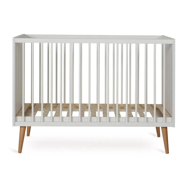 Lit Bébé COCOON 120 x 60 cm - Blanc Glacé