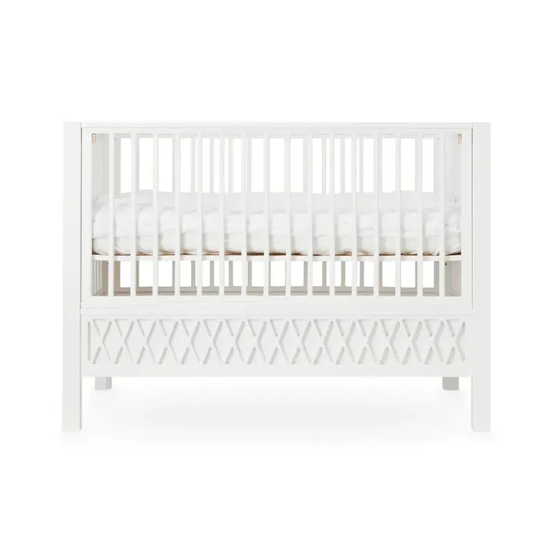 Lit Bébé Evolutif Harlequin 60x120 Cm - Blanc