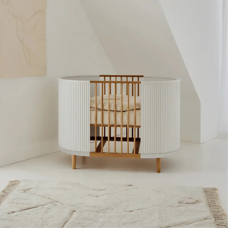 Lit Bébé Évolutif Kai - Kas Copenhagen - Blanc