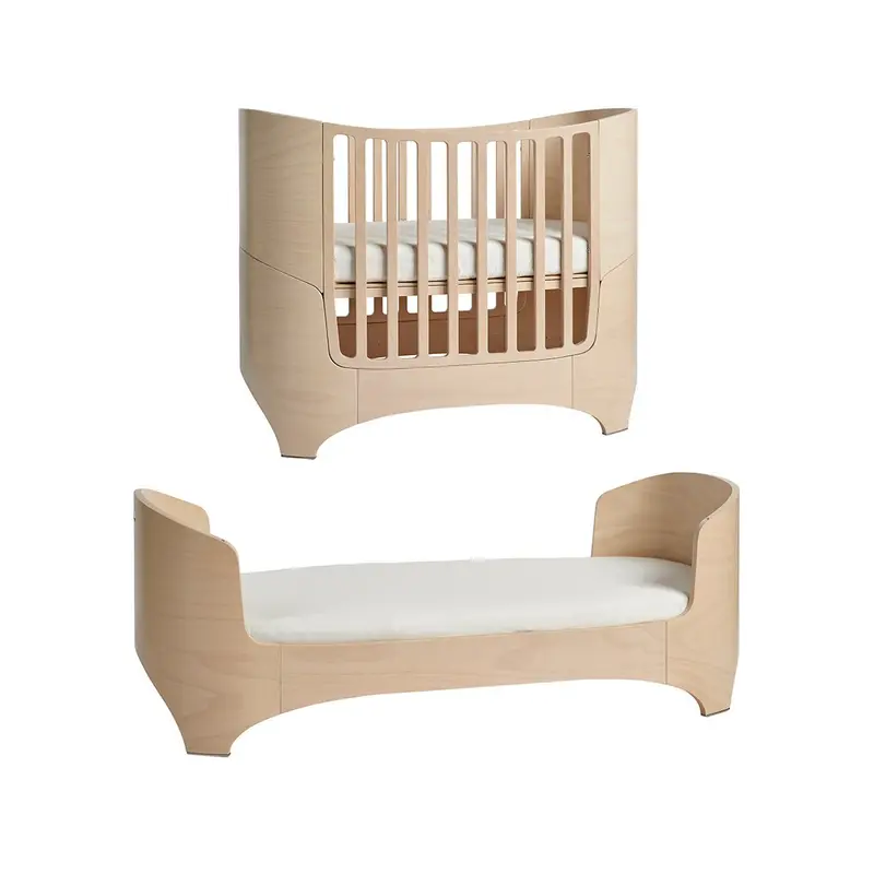 Lit Bébé-Junior Évolutif, Classic, Cérusé