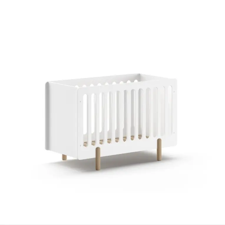 Lit Bébé SMILE 60x120cm Blanc