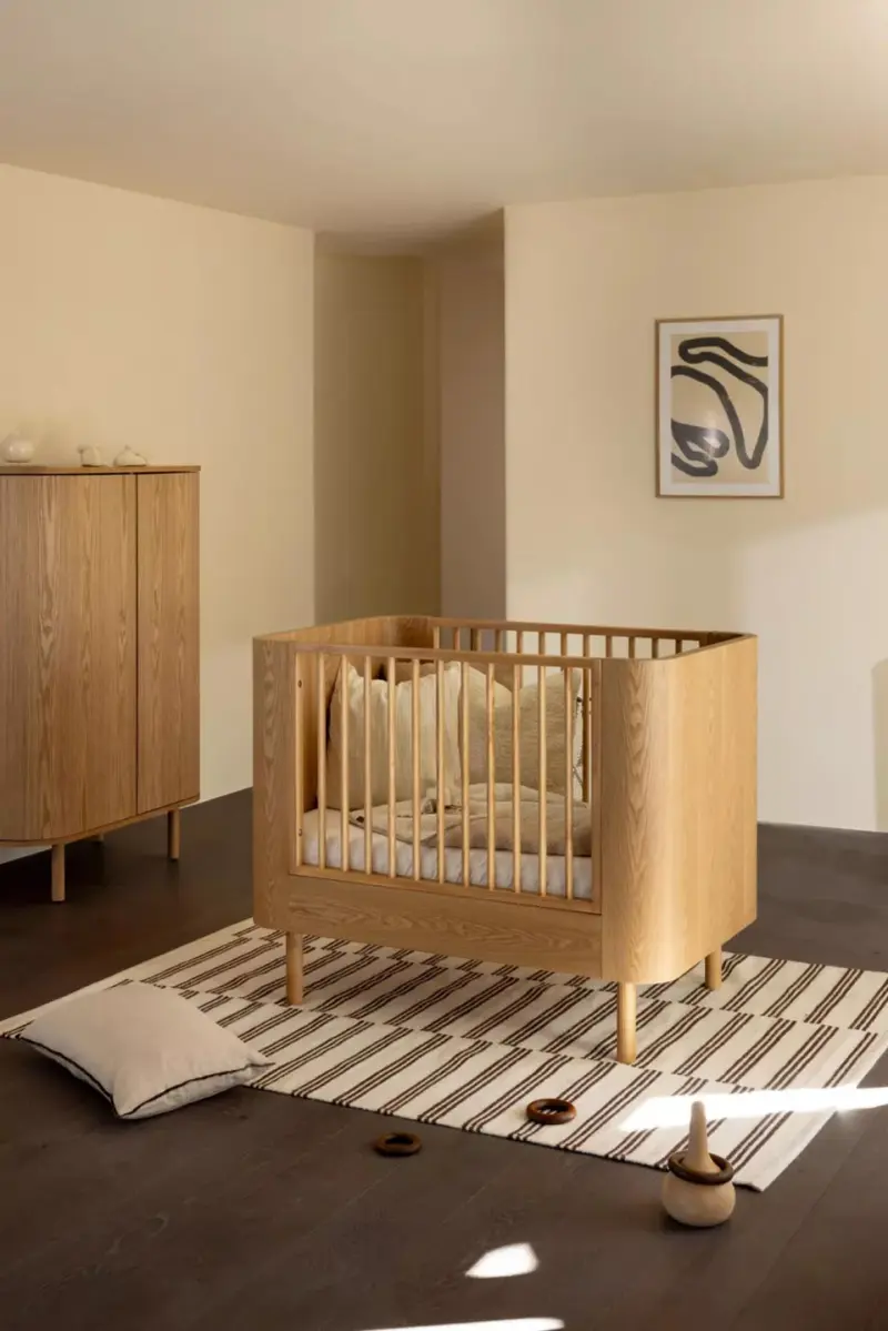 Lit Bébé YUME 70 x 110 cm - Frêne Naturel