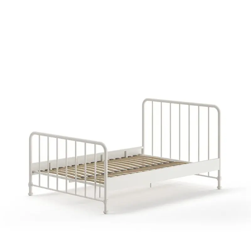 Lit BRONXX 140 X 200 cm Blanc
