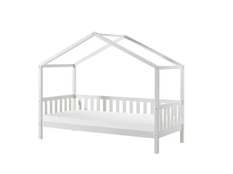 Lit Cabane DALLAS 90x200cm Avec Grille