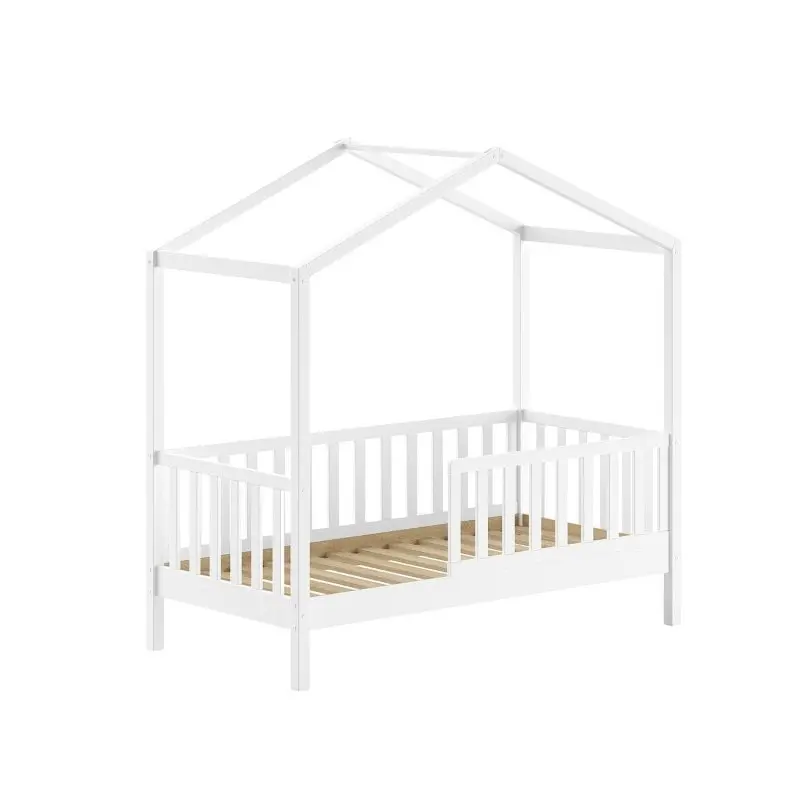 Lit Cabane Junior DALLAS 70x140cm Blanc