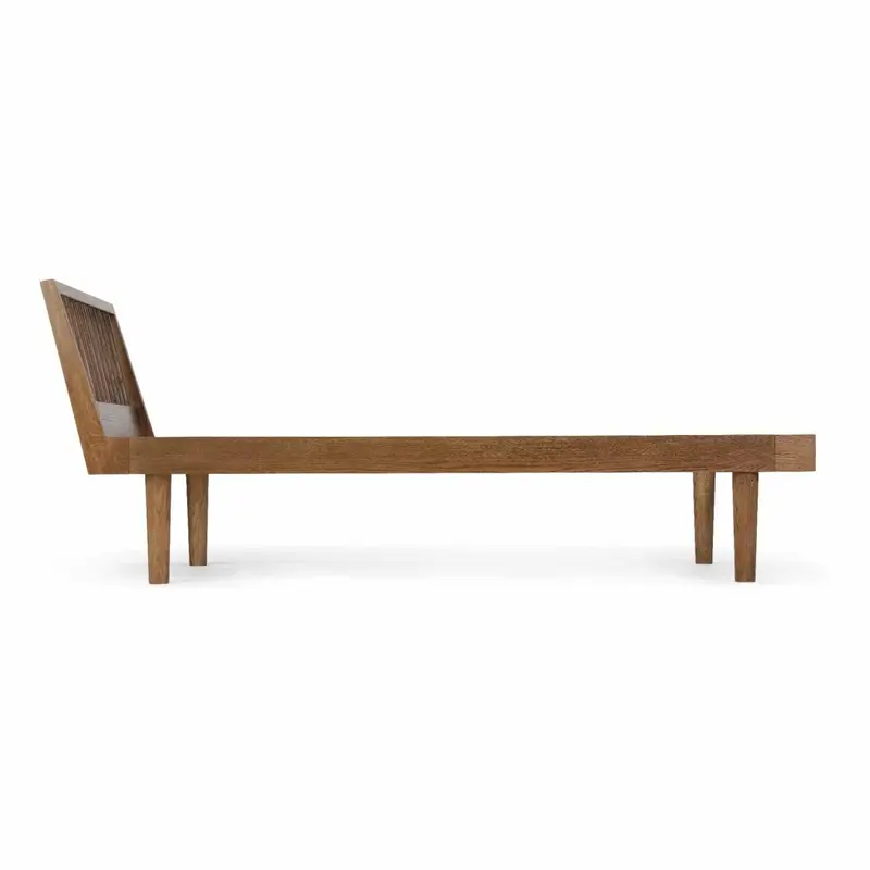 Lit Eli Combiné - Kas Copenhagen - 90 X 160 Cm - Chêne Fumé