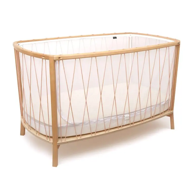Lit Kimi 120 Avec Matelas En Mousse + Surmatelas + Lacets Bois De Rose